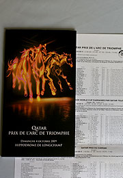 フランス競馬雑貨　2009凱旋門レープロセット