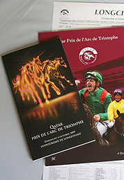 フランス競馬雑貨　2009凱旋門レープロオフィシャルブックセット